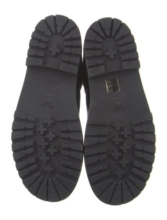 Fendi Patent Leather Combat Boots