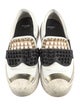 Fendi Leather Printed Sneakers