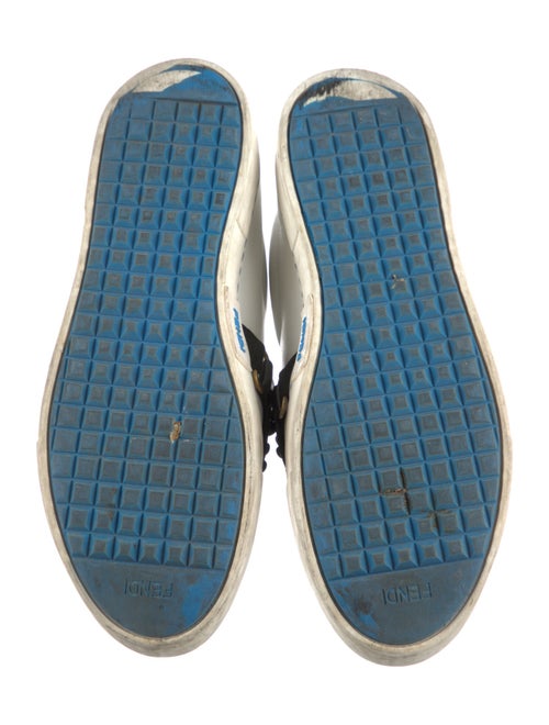 Fendi Leather Printed Sneakers