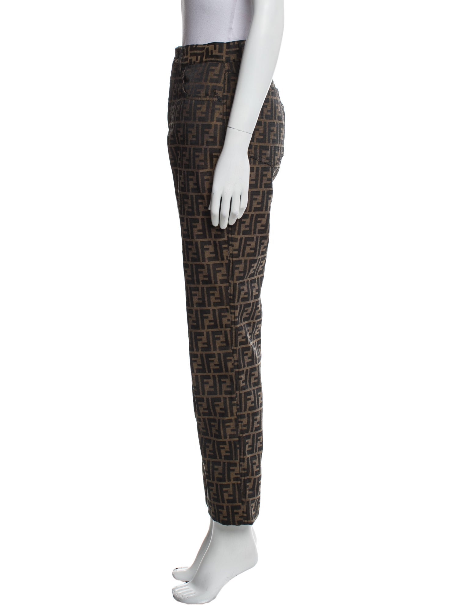 Fendi Vintage Straight Leg Pants
