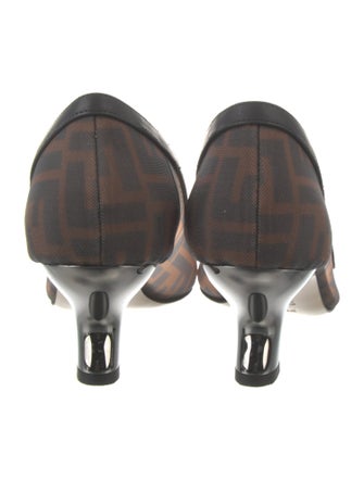 Fendi Zucca FF Logo Mesh Pumps