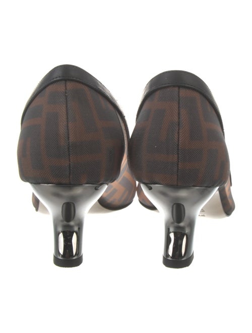 Fendi Zucca FF Logo Mesh Pumps