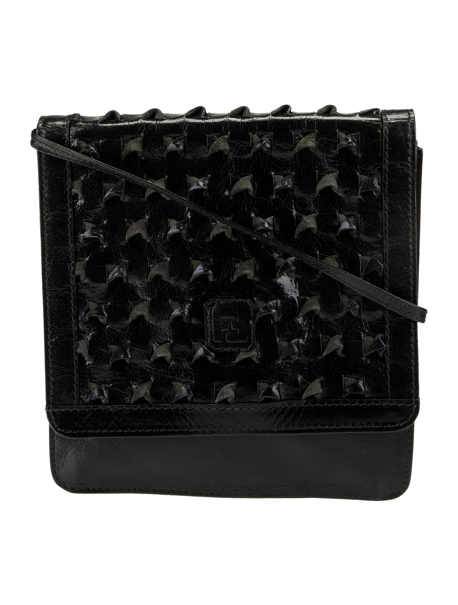 Fendi Zucchino FF Messenger Bag Vintage