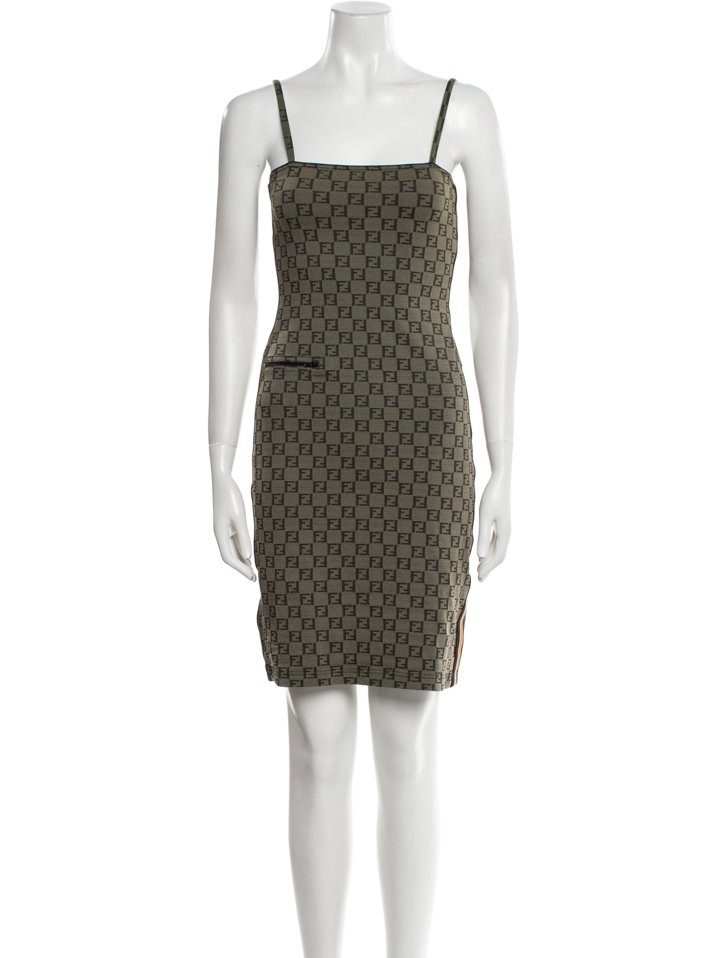 Fendi Printed Mini Dress