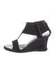 Fendi Patent Leather T-Strap Sandals