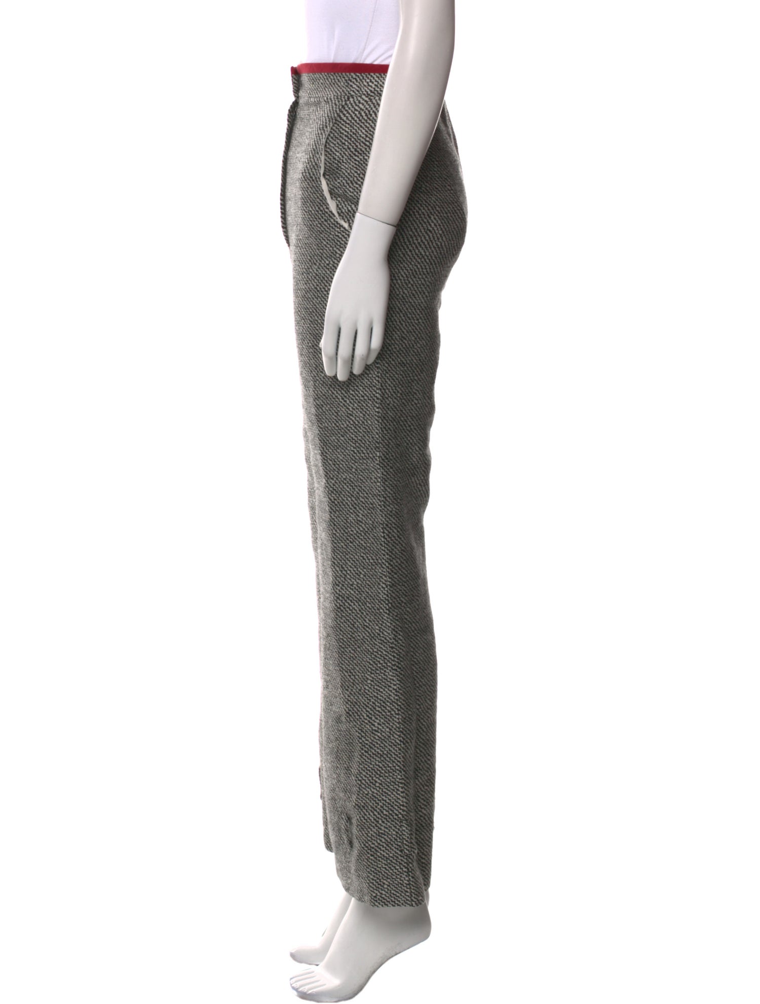 Fendi Wool Wide Leg Pants