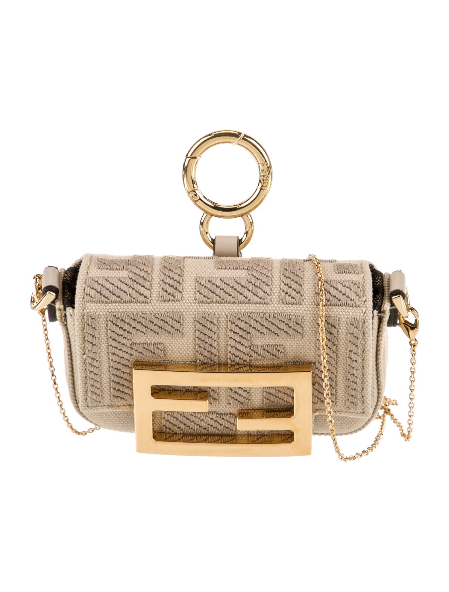 Fendi Zucca FF Baguette Nano 2023