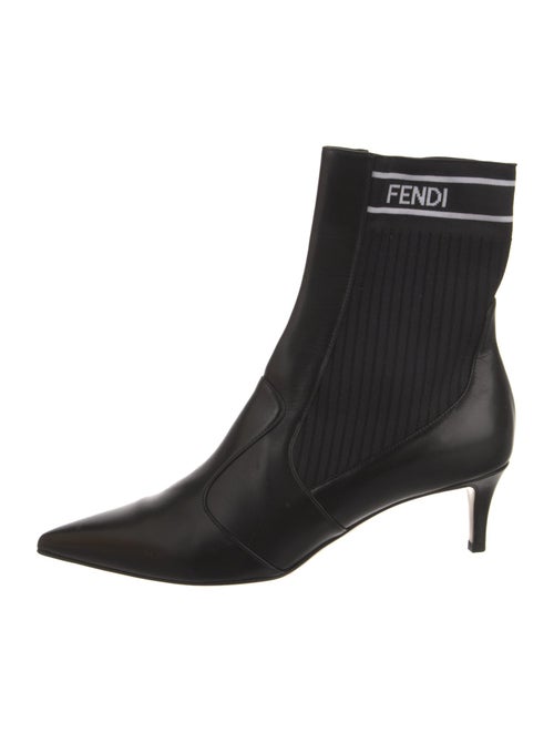 Fendi Leather Sock Boots
