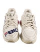 Fendi Leather Printed Chunky Sneakers