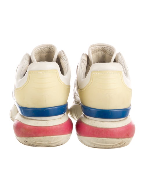 Fendi Leather Printed Chunky Sneakers