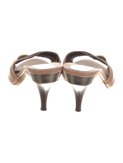 Fendi Leather Slides