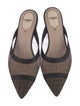 Fendi Zucca FF Logo Mesh Mules