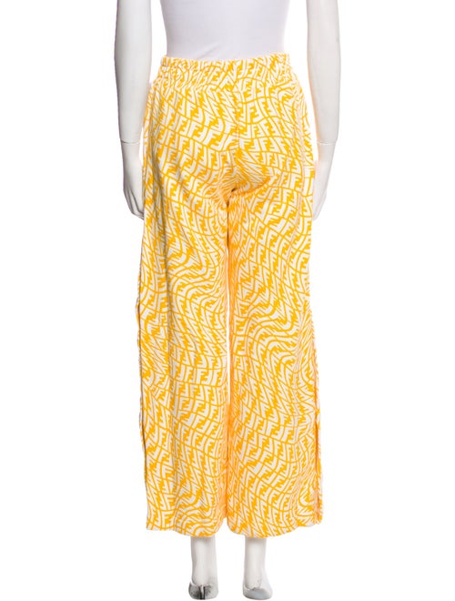 Fendi Printed Mesh Accents Sweatpants