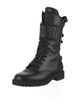 Fendi Zucca FF Logo Leather Combat Boots