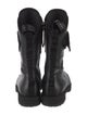 Fendi Zucca FF Logo Leather Combat Boots
