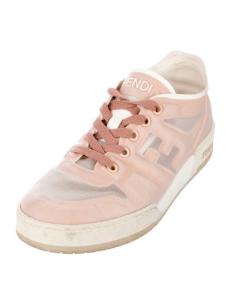 Fendi Mesh Mesh Accents Sneakers