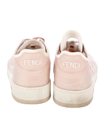 Fendi Mesh Mesh Accents Sneakers