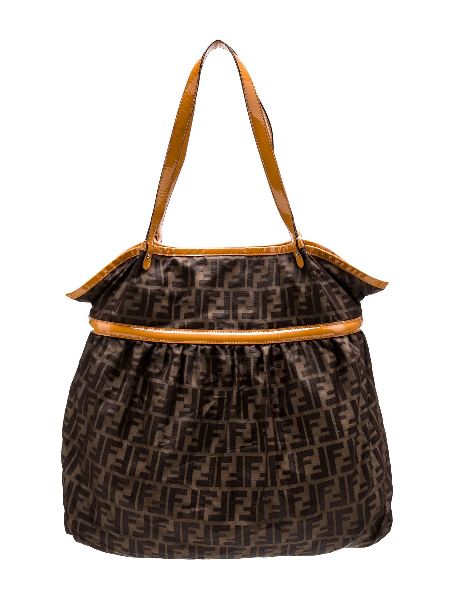 Fendi Zucca FF Shoulder Bag