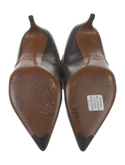 Fendi Zucca FF Logo Leather Sock Boots