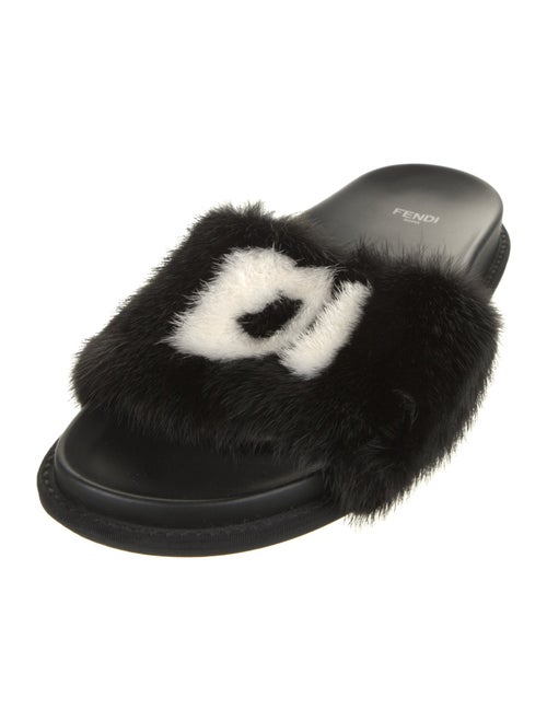 Fendi Mink Slides