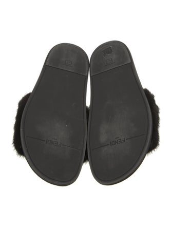 Fendi Mink Slides