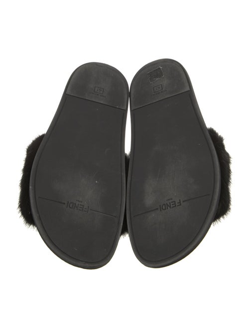 Fendi Mink Slides