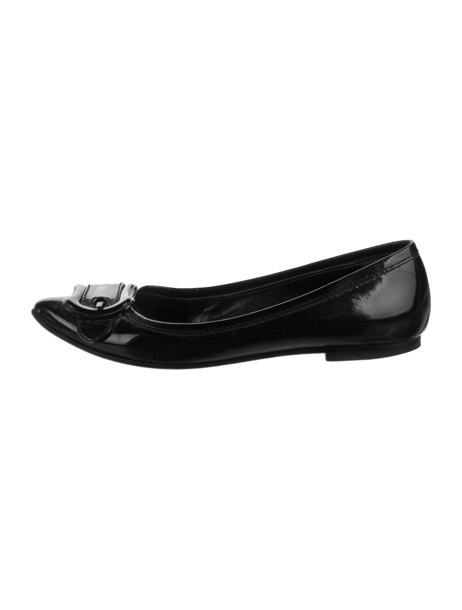 Fendi Patent Leather Flats