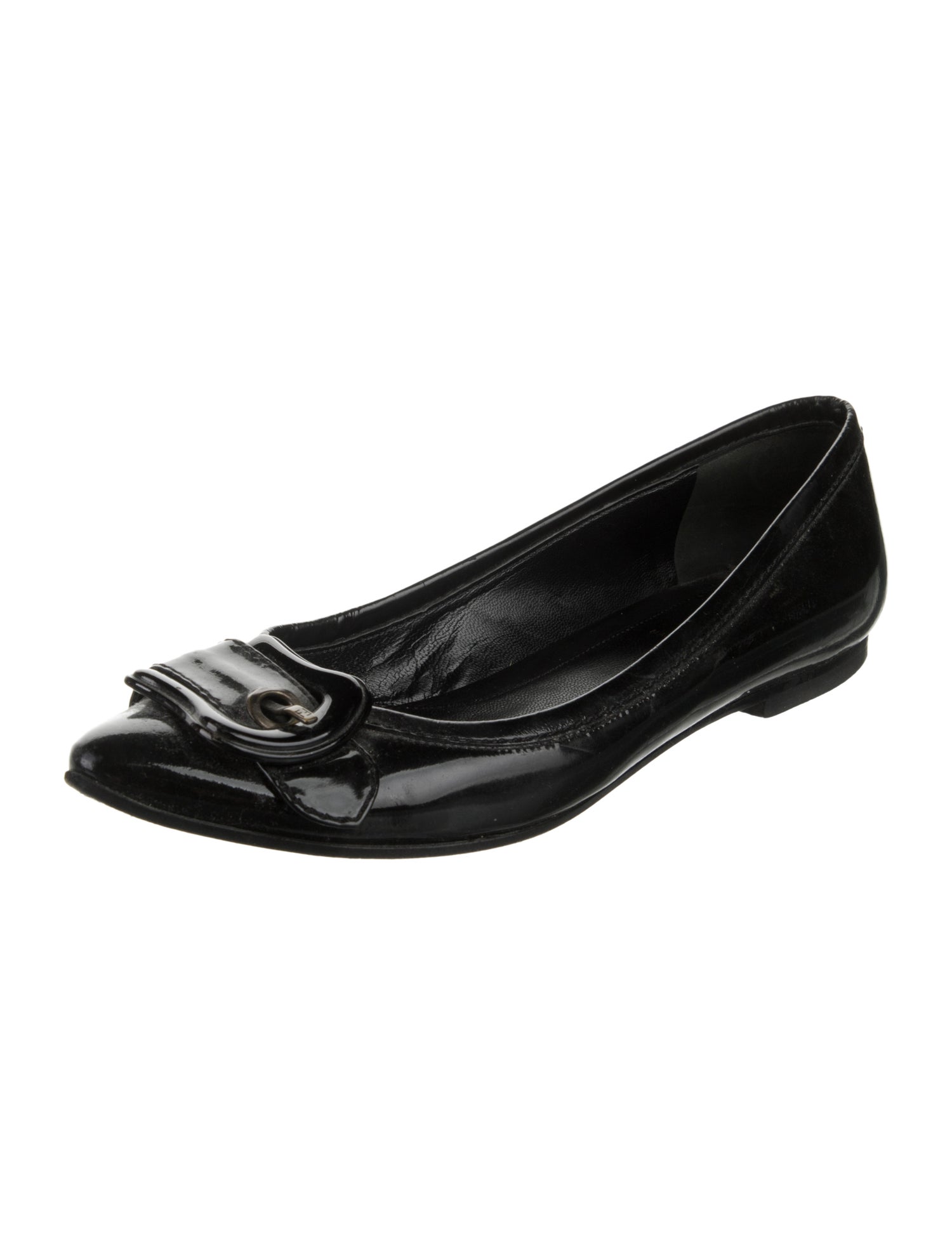 Fendi Patent Leather Flats