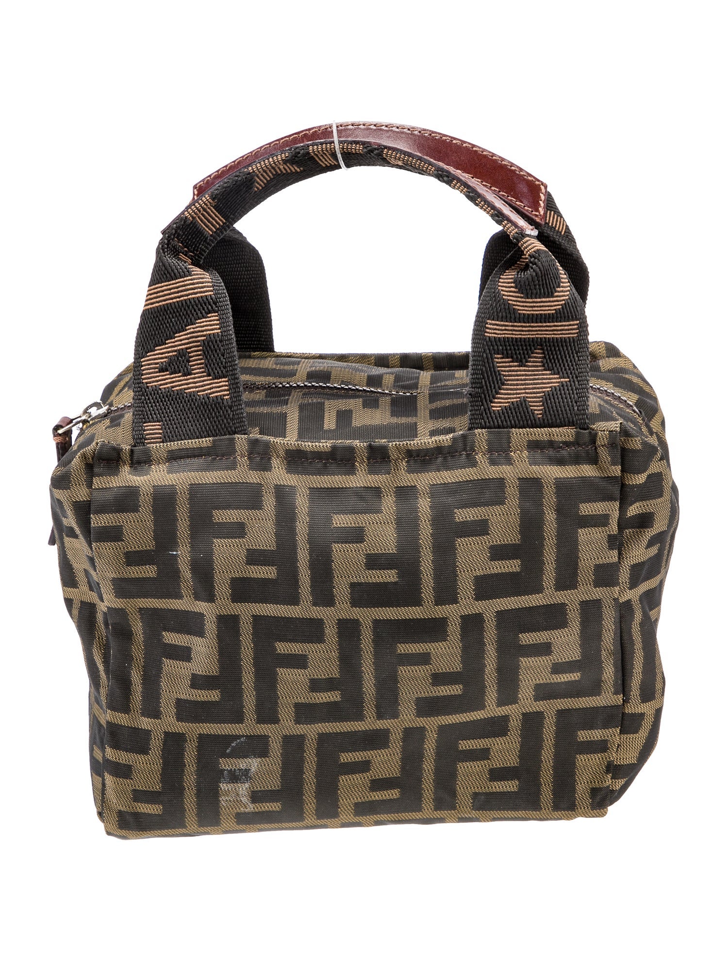 Fendi Zucca FF Top Handle Bag Vintage