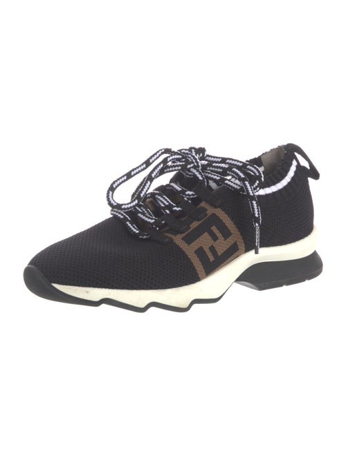 Fendi Zucca FF Logo Colorblock Pattern Sock Sneakers