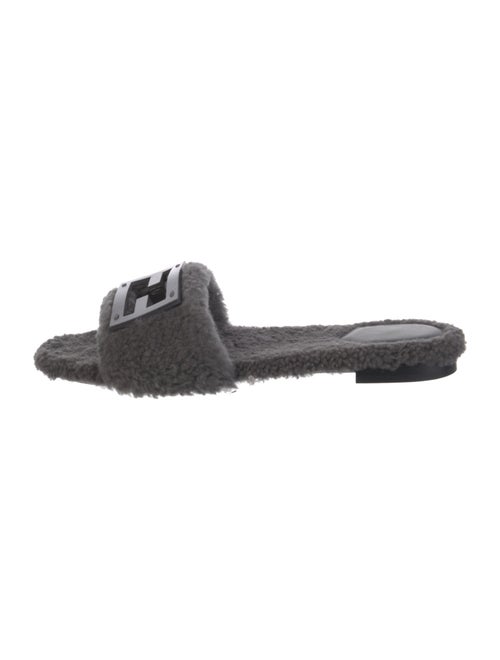 Fendi Shearling Slides