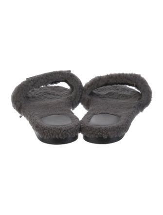 Fendi Shearling Slides