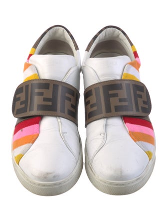 Fendi Zucca FF Logo Canvas Sneakers