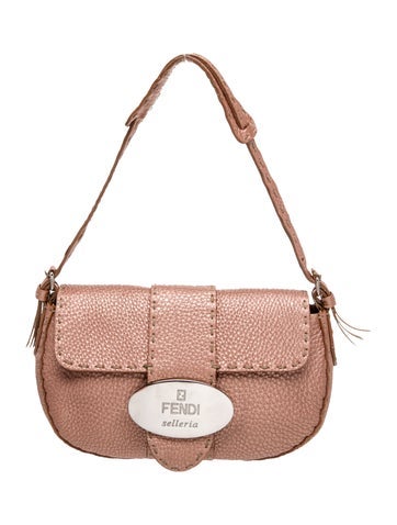 Fendi Handle Bags Leather Selleria