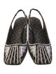 Fendi Zucca FF Logo Printed Slingback Pumps