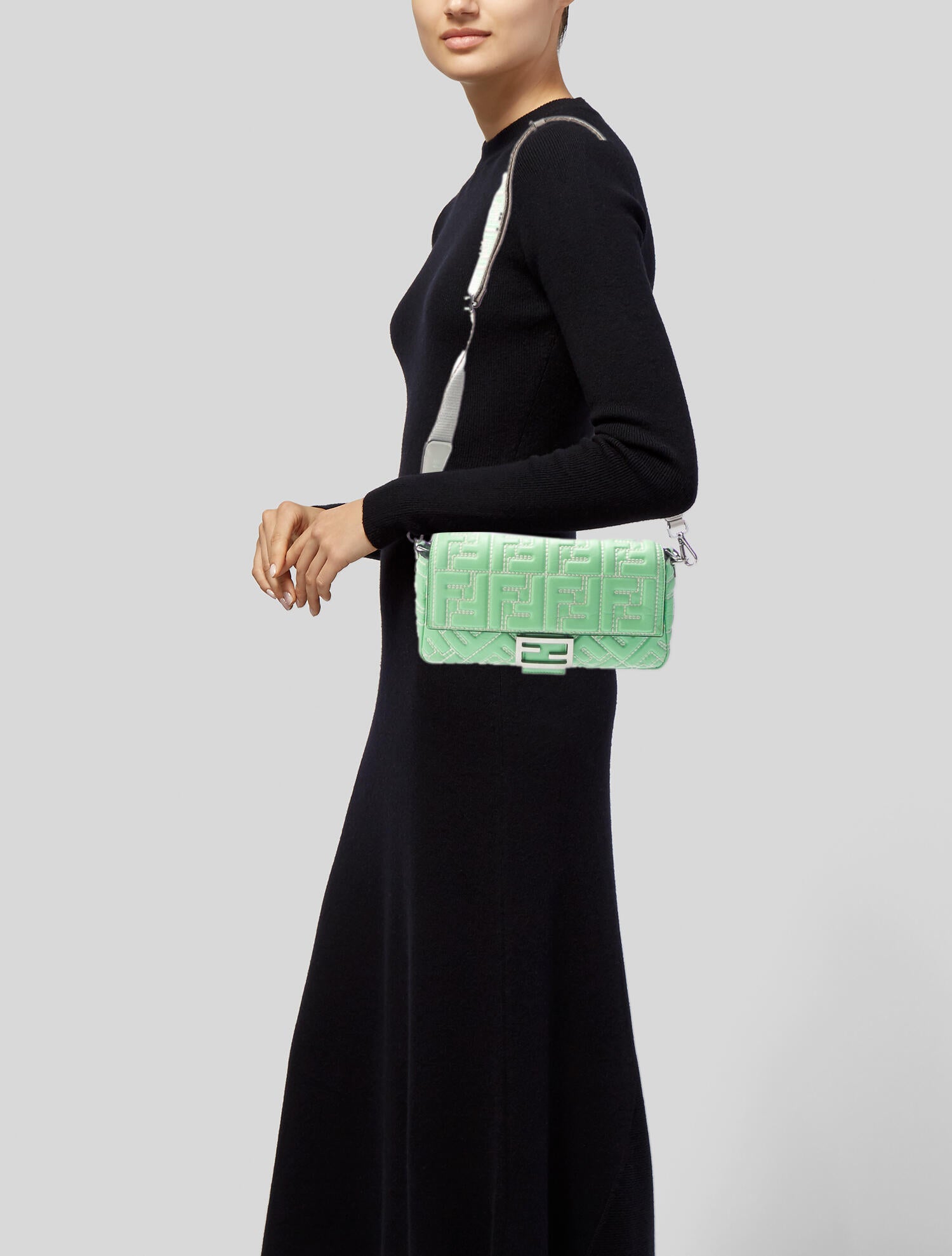 Fendi Leather Baguette 2023