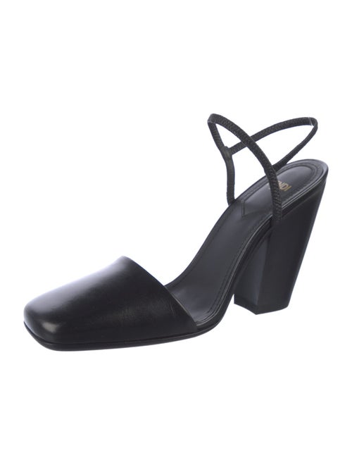 Fendi Leather Slingback Pumps