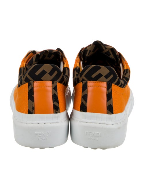 Fendi Zucca FF Logo Canvas Sneakers