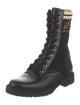 Fendi Zucca FF Logo Graphic Print Combat Boots