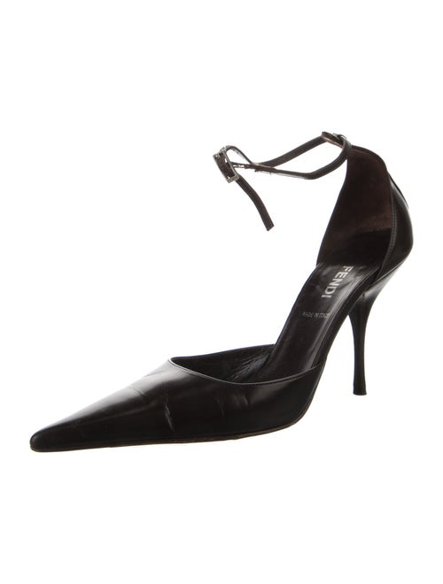 Fendi Leather D'Orsay Pumps
