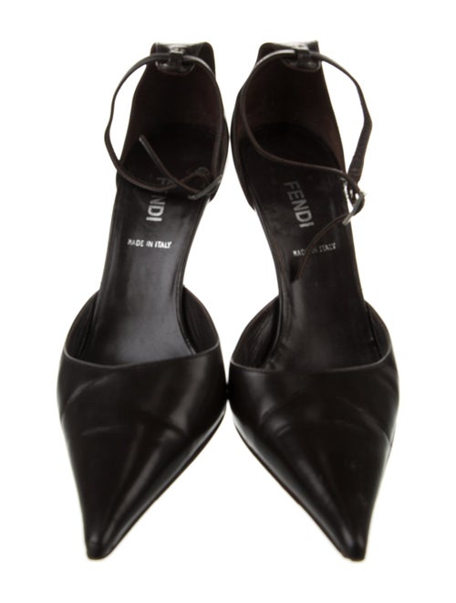 Fendi Leather D'Orsay Pumps