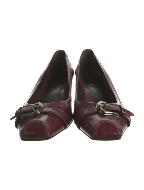 Fendi Zucca FF Logo Patent Leather Pumps