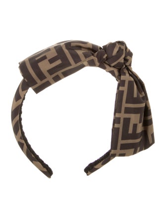 Fendi FF Printed Bow Headband