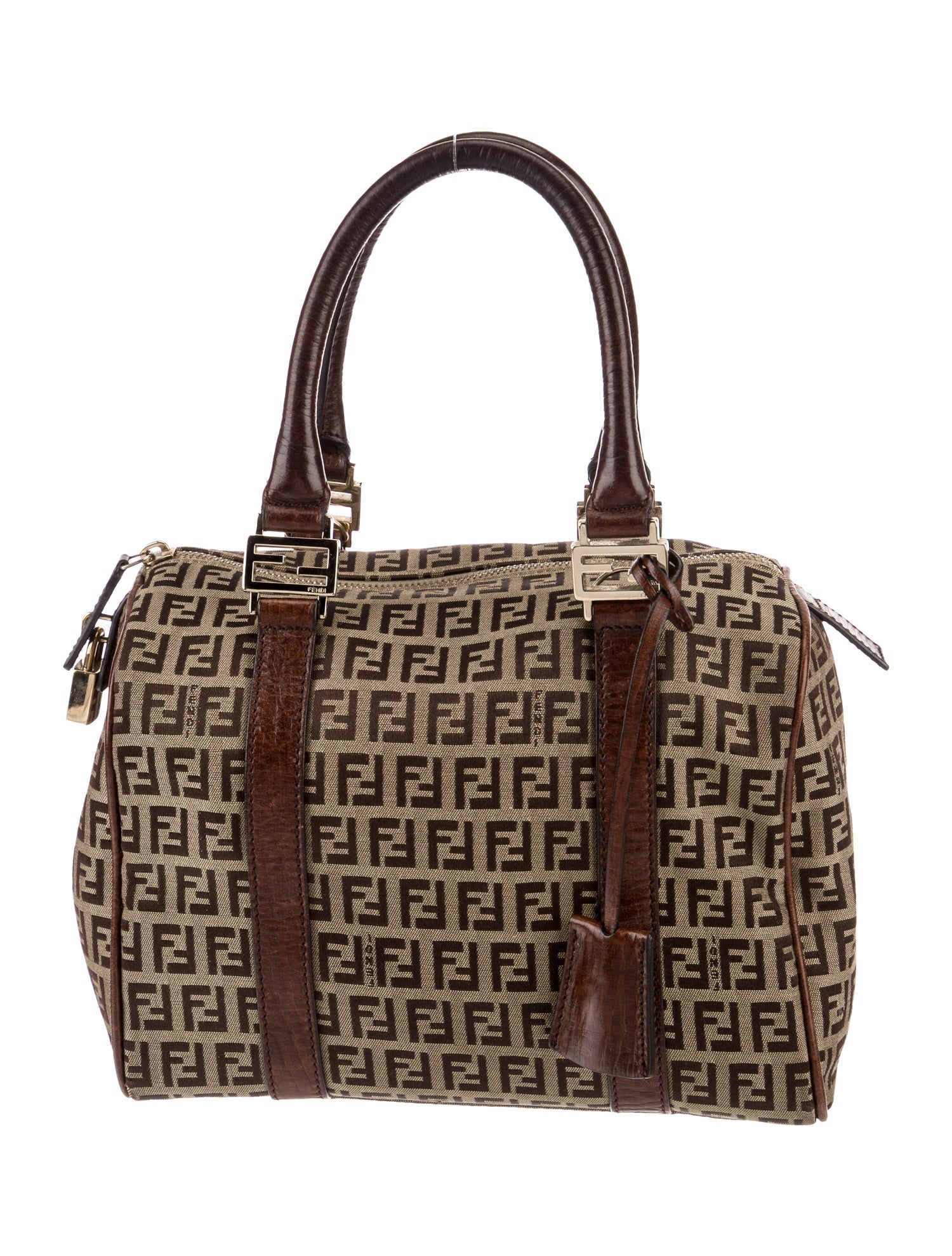 Fendi Zucchino FF Boston Small