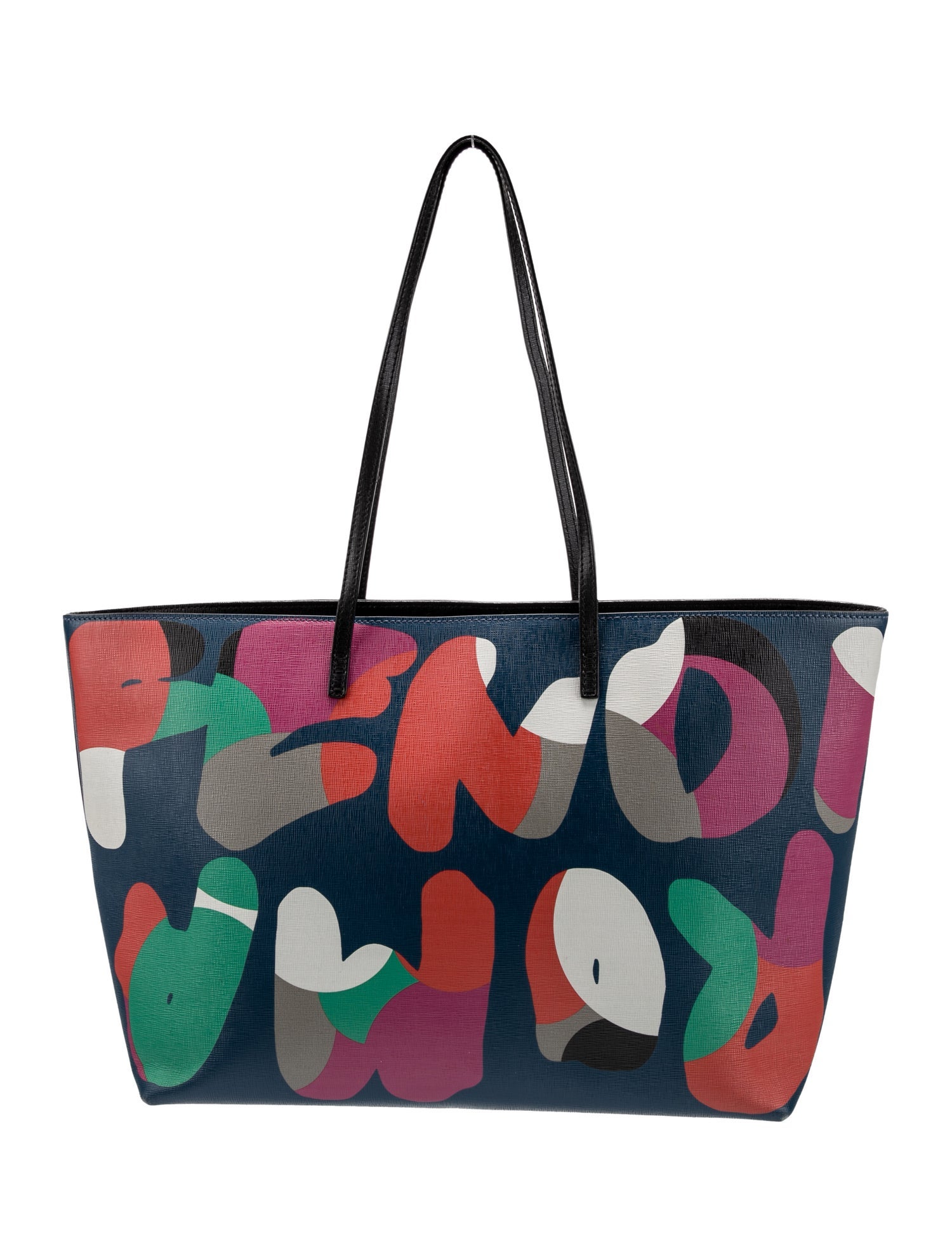 Fendi Leather Roll Tote