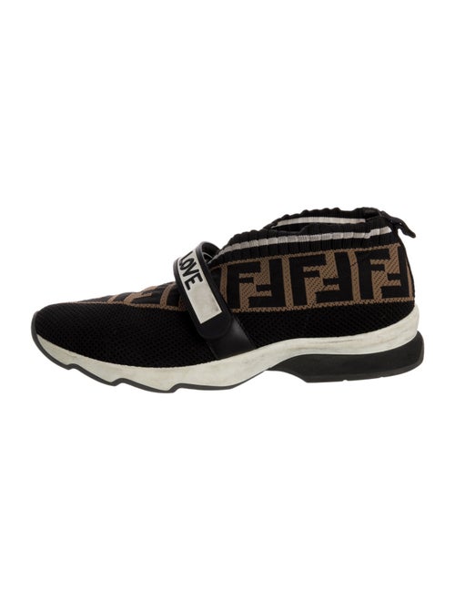 Fendi Zucca FF Logo Printed Sock Sneakers