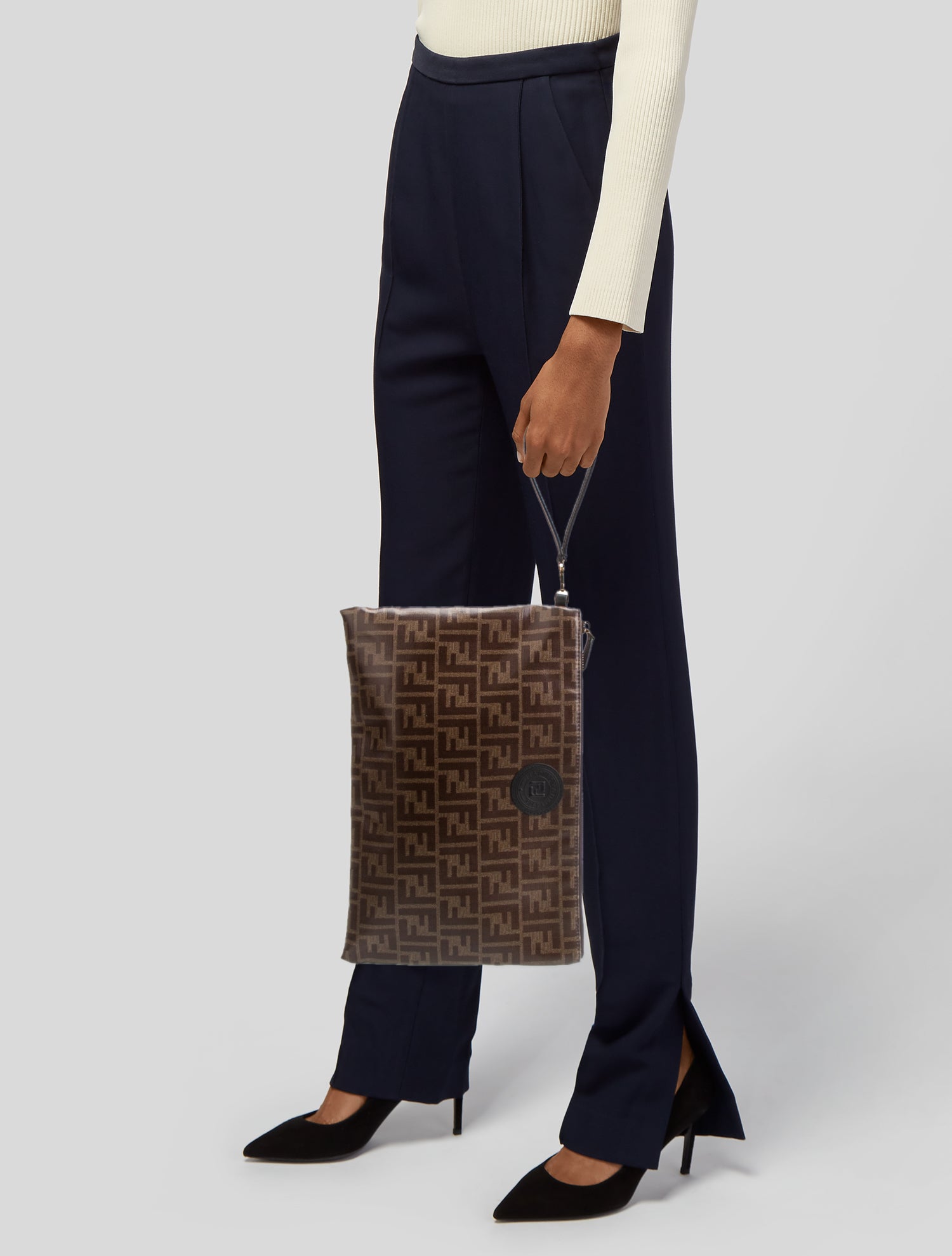 Fendi Zucca FF Portfolio w/ Tags