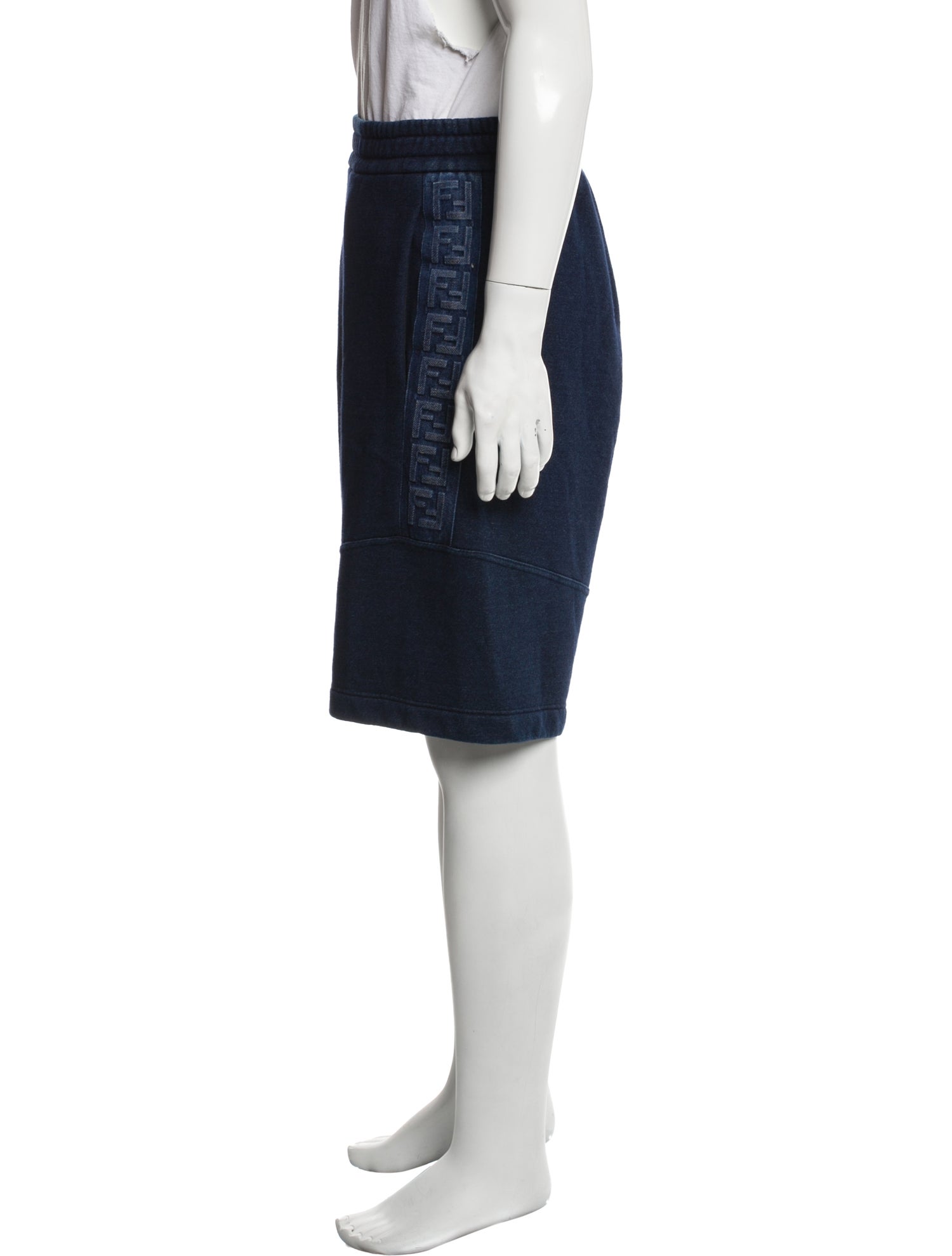 Fendi Zucca FF Logo Jogger Shorts