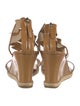 Fendi Patent Leather T-Strap Sandals