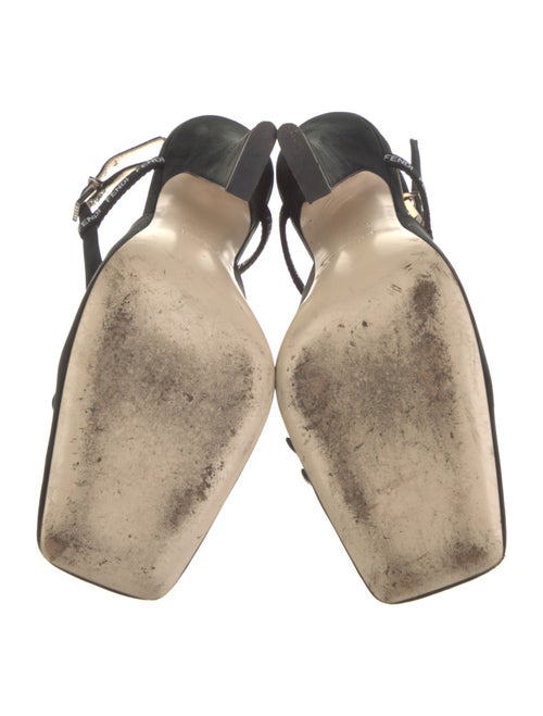 Fendi Suede Slingback Pumps